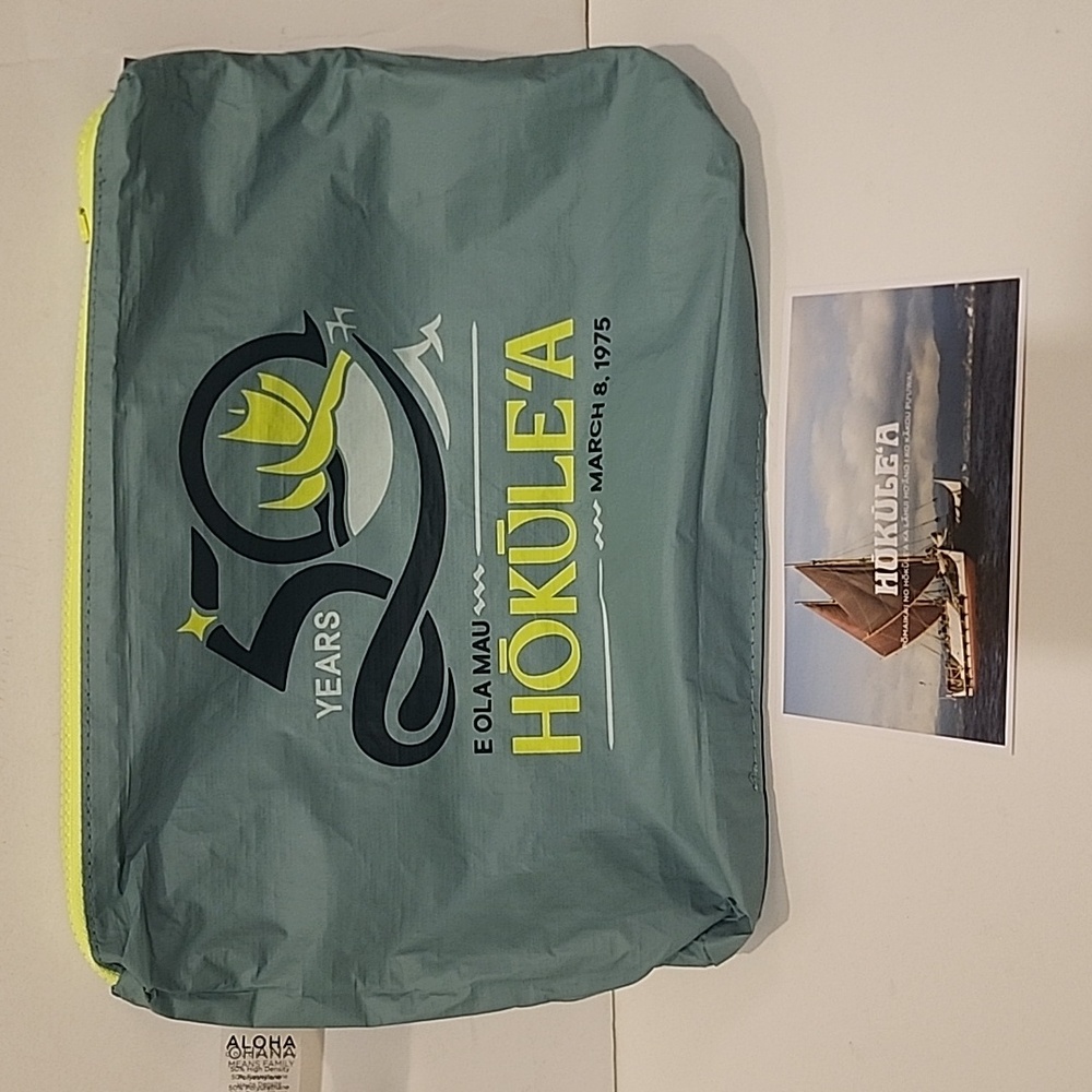 ALOHA Collection HOKULEA mid Pouch Limited Edition Hawaiian Canoe